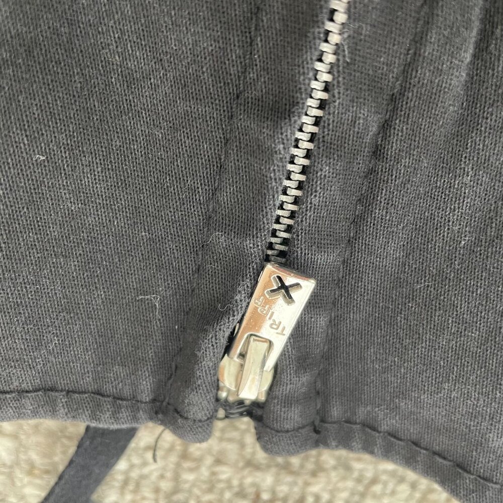 Tripp NYC Daang Goodman Royal Bones Black Pleated Corset Mini Skirt Y2k - Picture 7 of 8